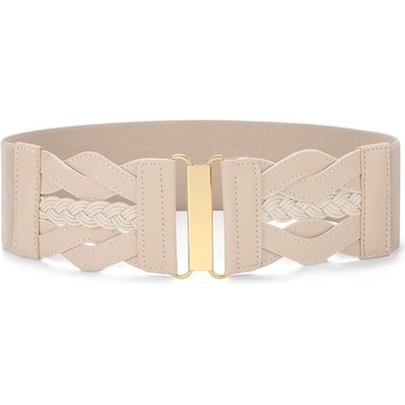 ✨ Wide Elastic Stretch Belt for Women | Vintage 80s-Inspired Waist Cinch - Picture 2 of 2